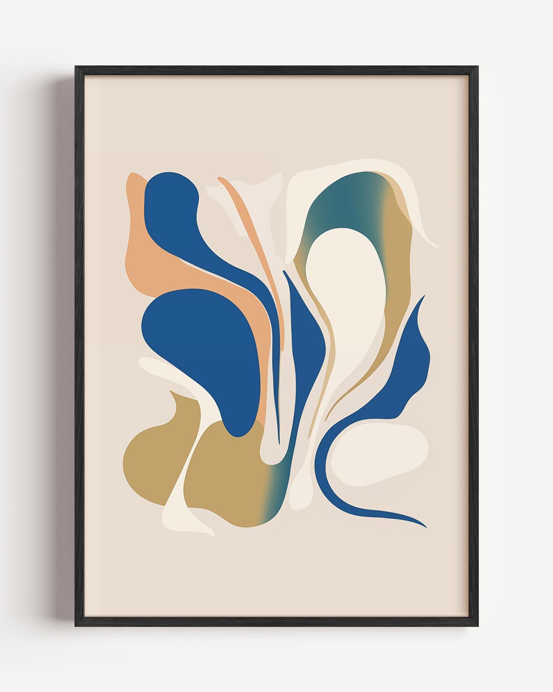 Moderne Abstracte Vormen Poster-WallArtistic