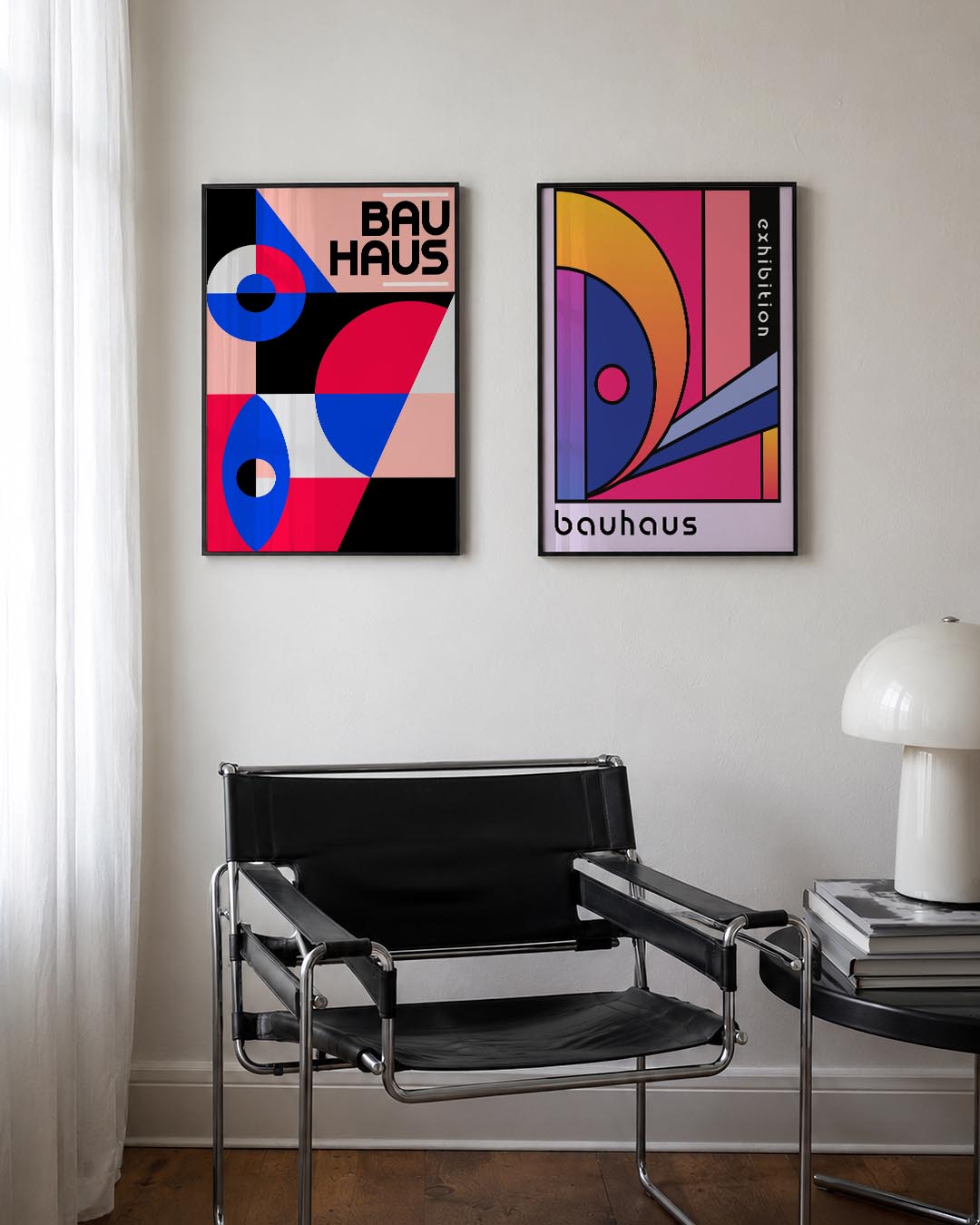 Vorm en kleurenspel Posterset