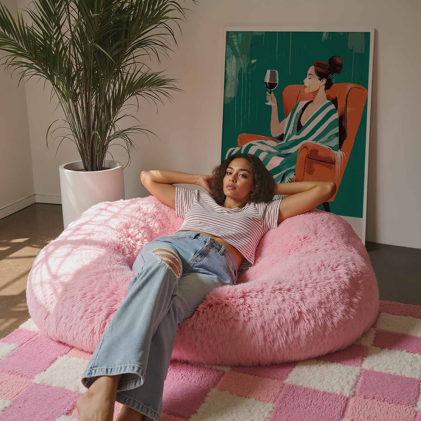 Relax & Wine Vibes Poster