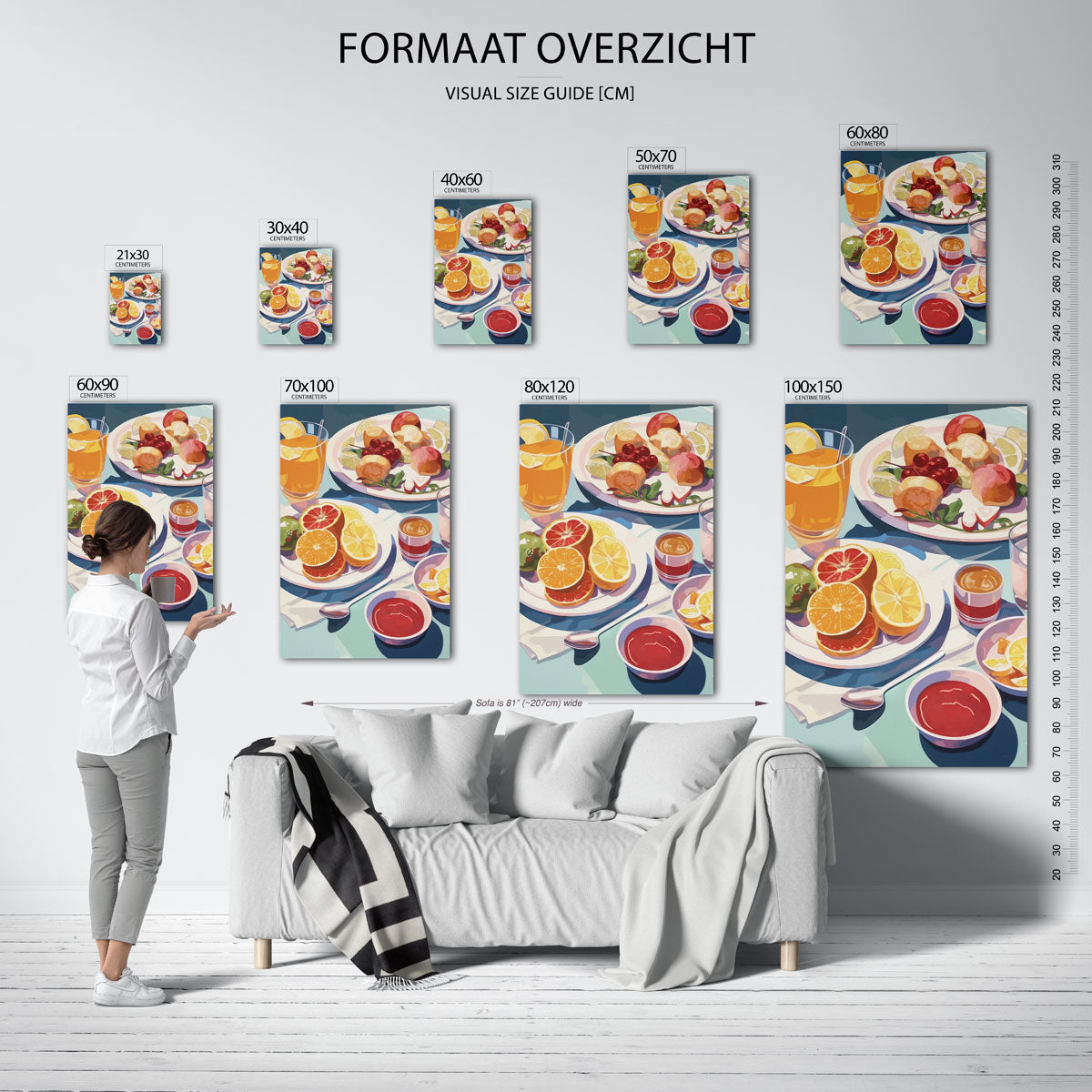 Fruit en drankjes Poster