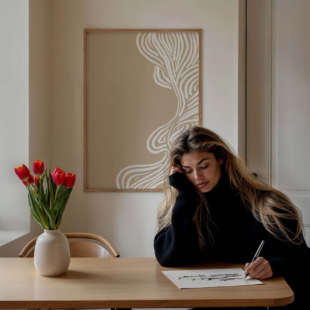 Natuurlijke Elegantie Poster-WallArtistic