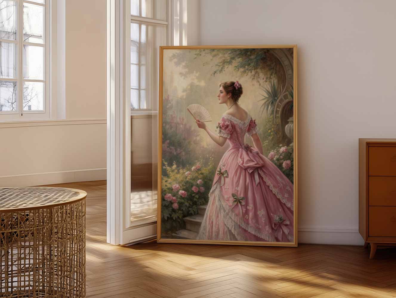 Elegante Victoriaanse Dame Poster