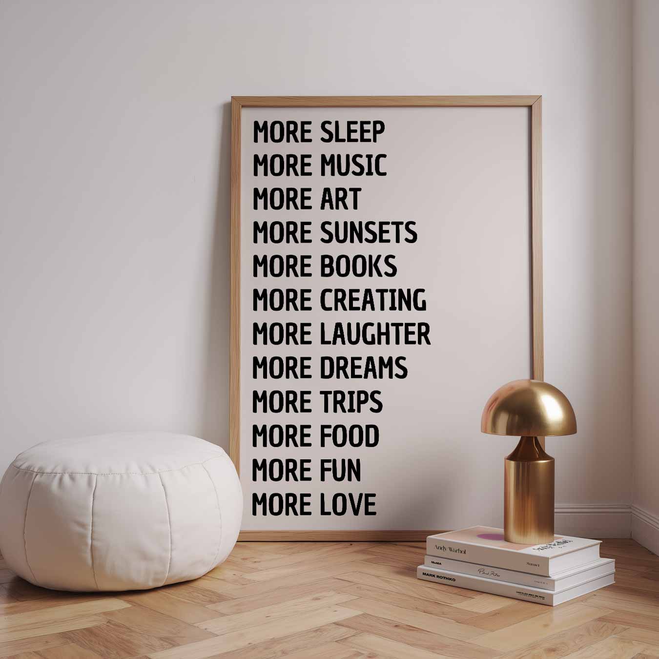 Inspirerende Leefmeer Poster-WallArtistic