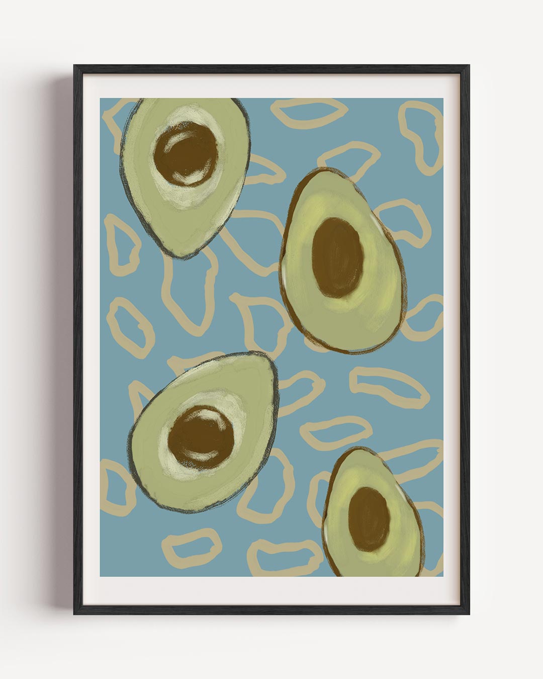 Avocado Liefde Poster-WallArtistic