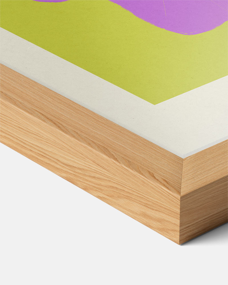 Bloemrijke Abstractie Poster-WallArtistic