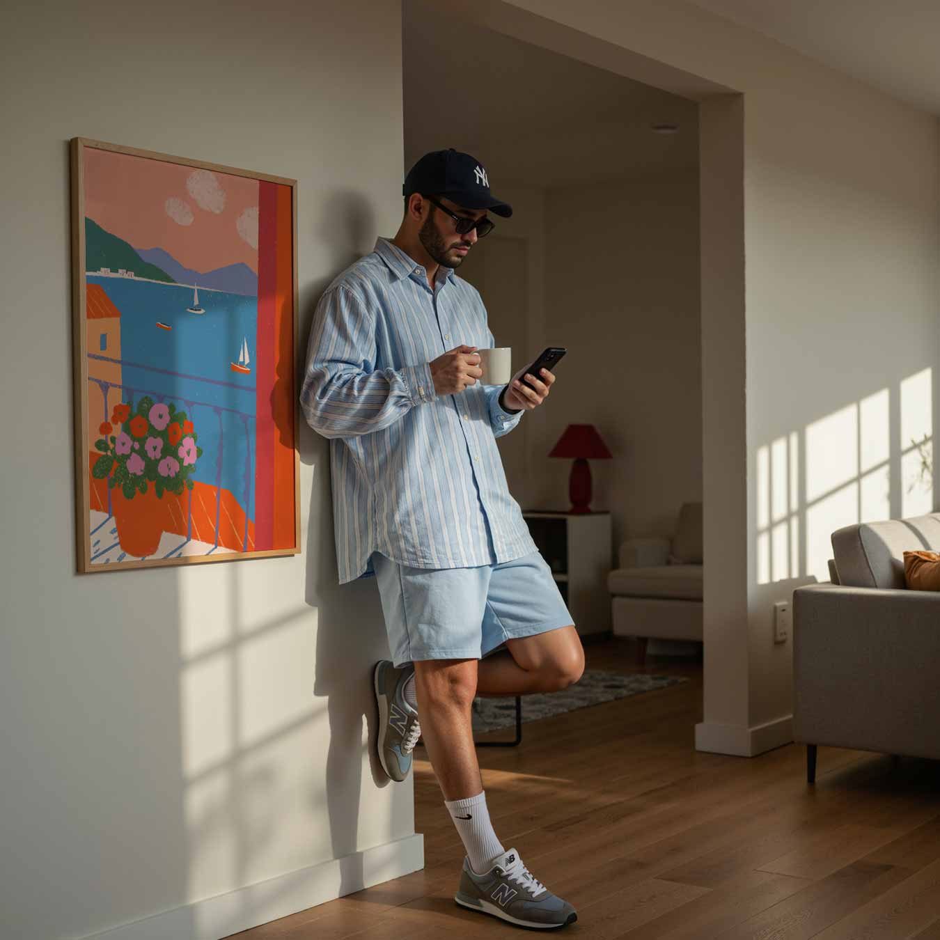 Zomer aan Zee Poster-WallArtistic