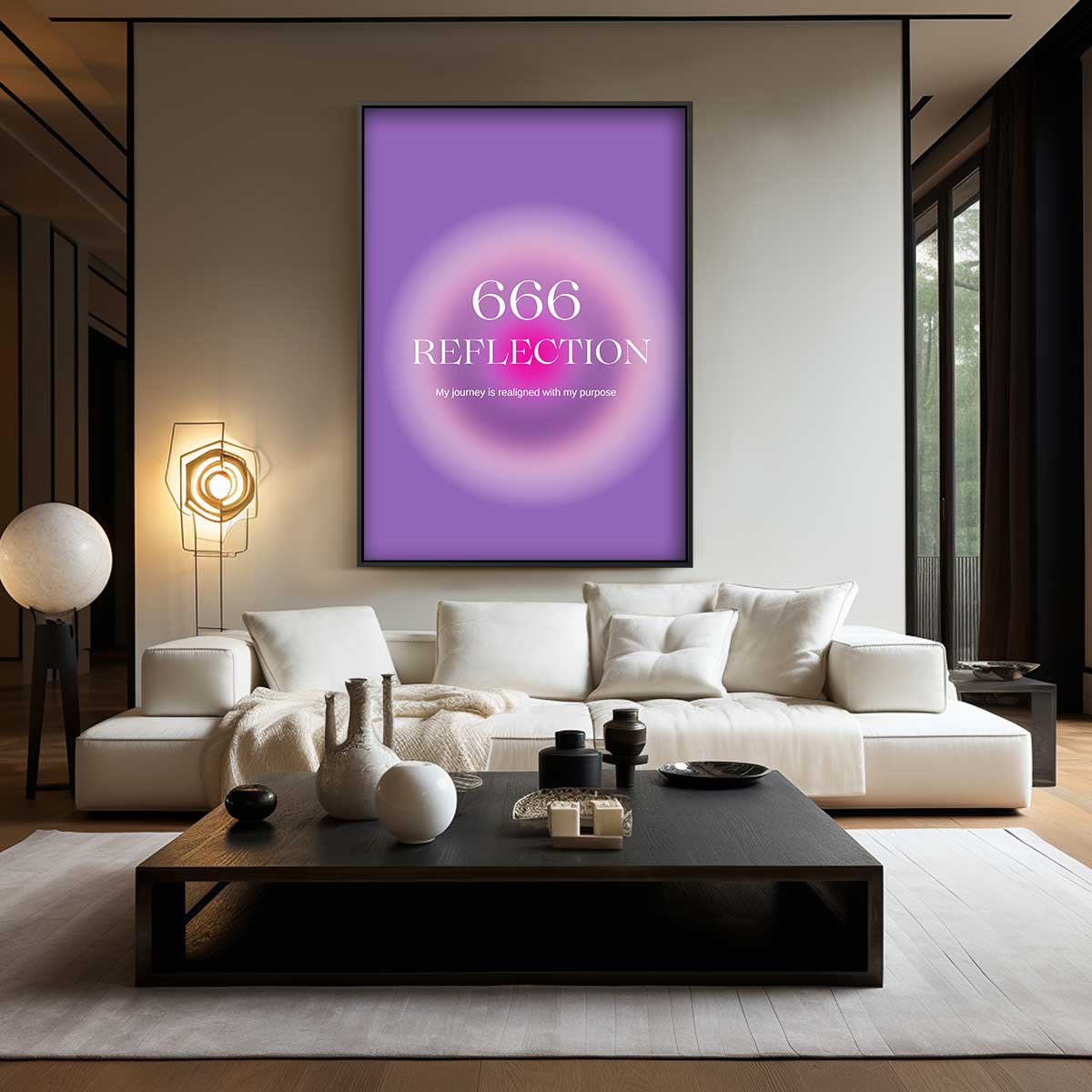 Reflectie van Zingeving Kunstwerk-canvas-dibond-plexiglas-wanddecoratie-WallArtistic