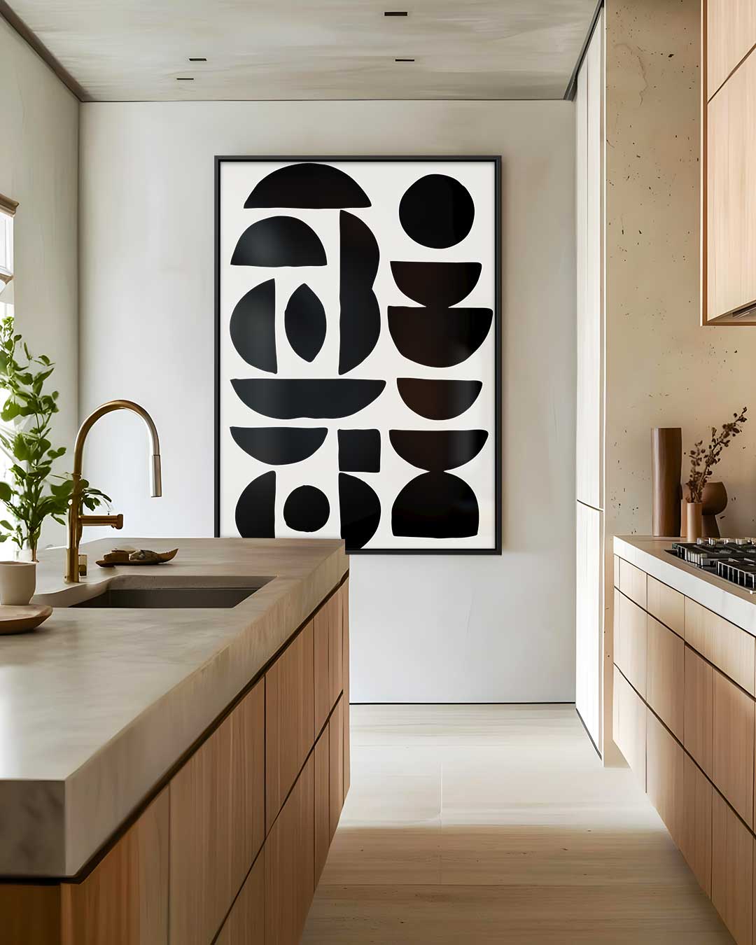 Abstracte Krachtpatronen Kunstwerk-canvas-dibond-plexiglas-wanddecoratie-WallArtistic