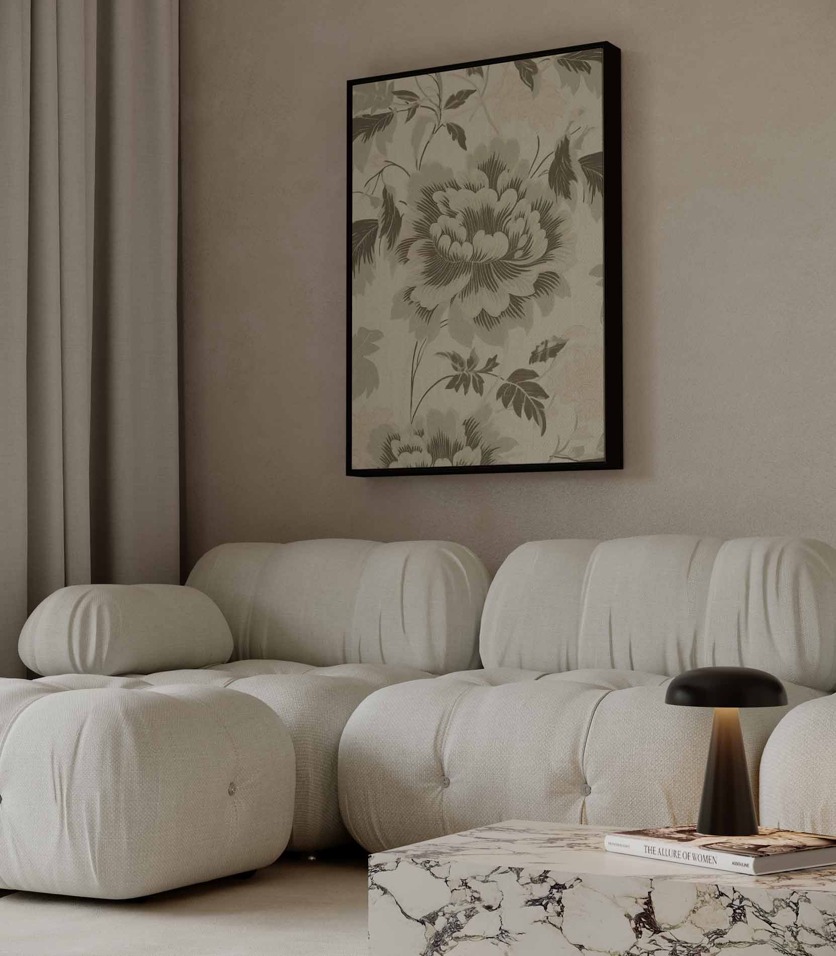 Bloemenpracht Wandtapijt Kunstwerk-canvas-dibond-plexiglas-wanddecoratie-WallArtistic