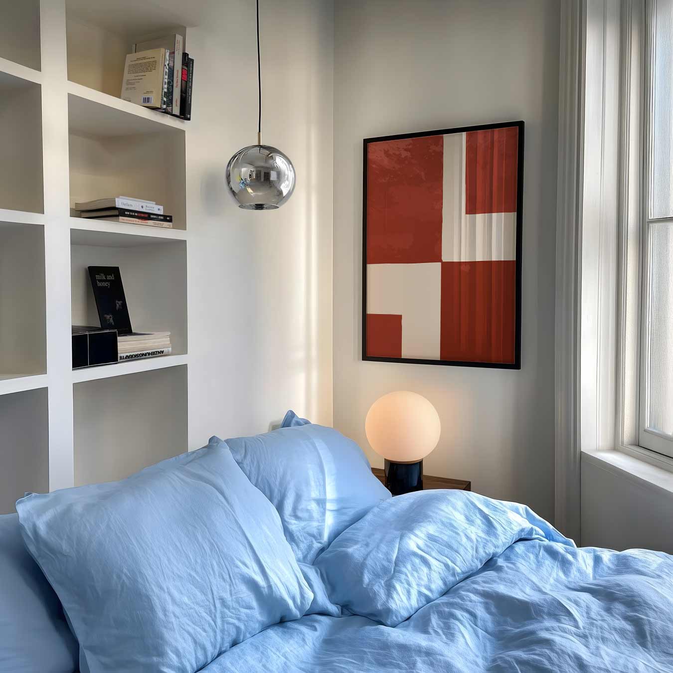 Moderne Abstracte Streken Poster