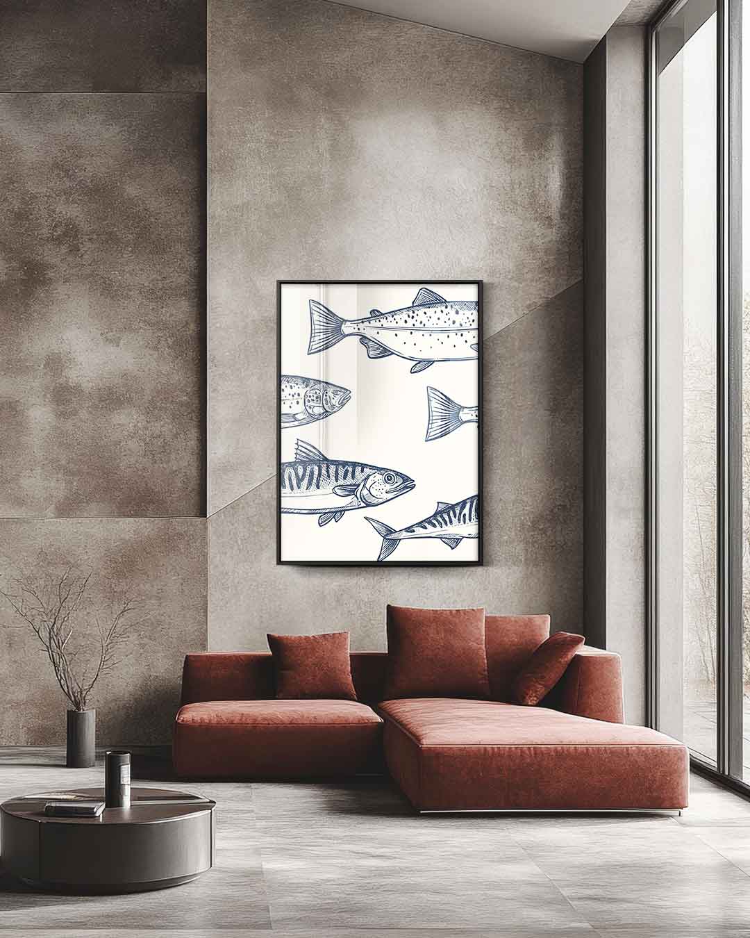 Unieke Zeewaterkunst Kunstwerk-canvas-dibond-plexiglas-wanddecoratie-WallArtistic