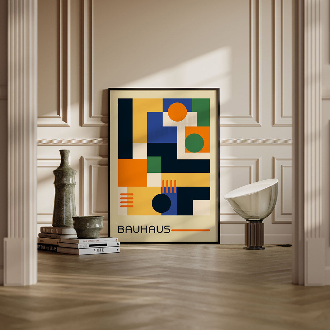 Vormen en vlakkenspel Poster