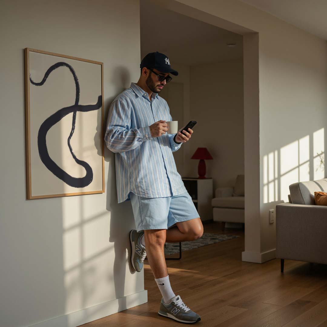 Abstracte Flow Print Poster-WallArtistic