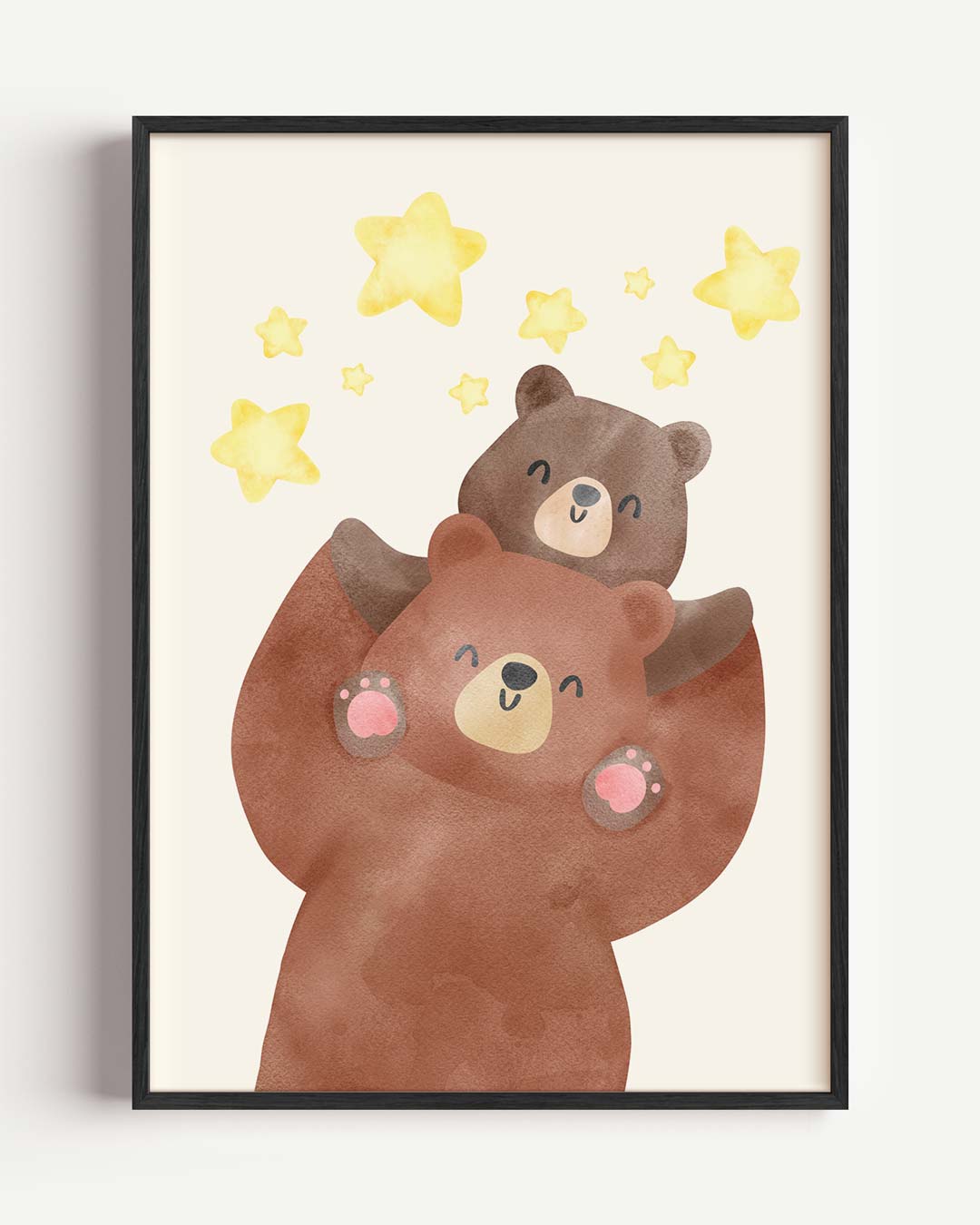 Beren met Sterren Poster-WallArtistic