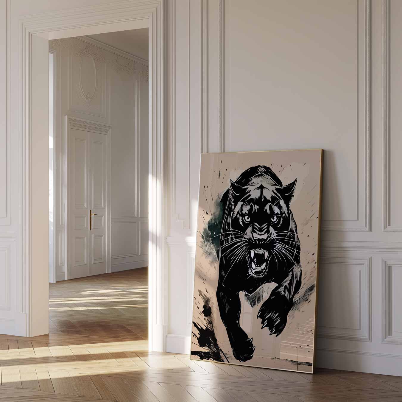 Stoere Panter Wandkunst Poster