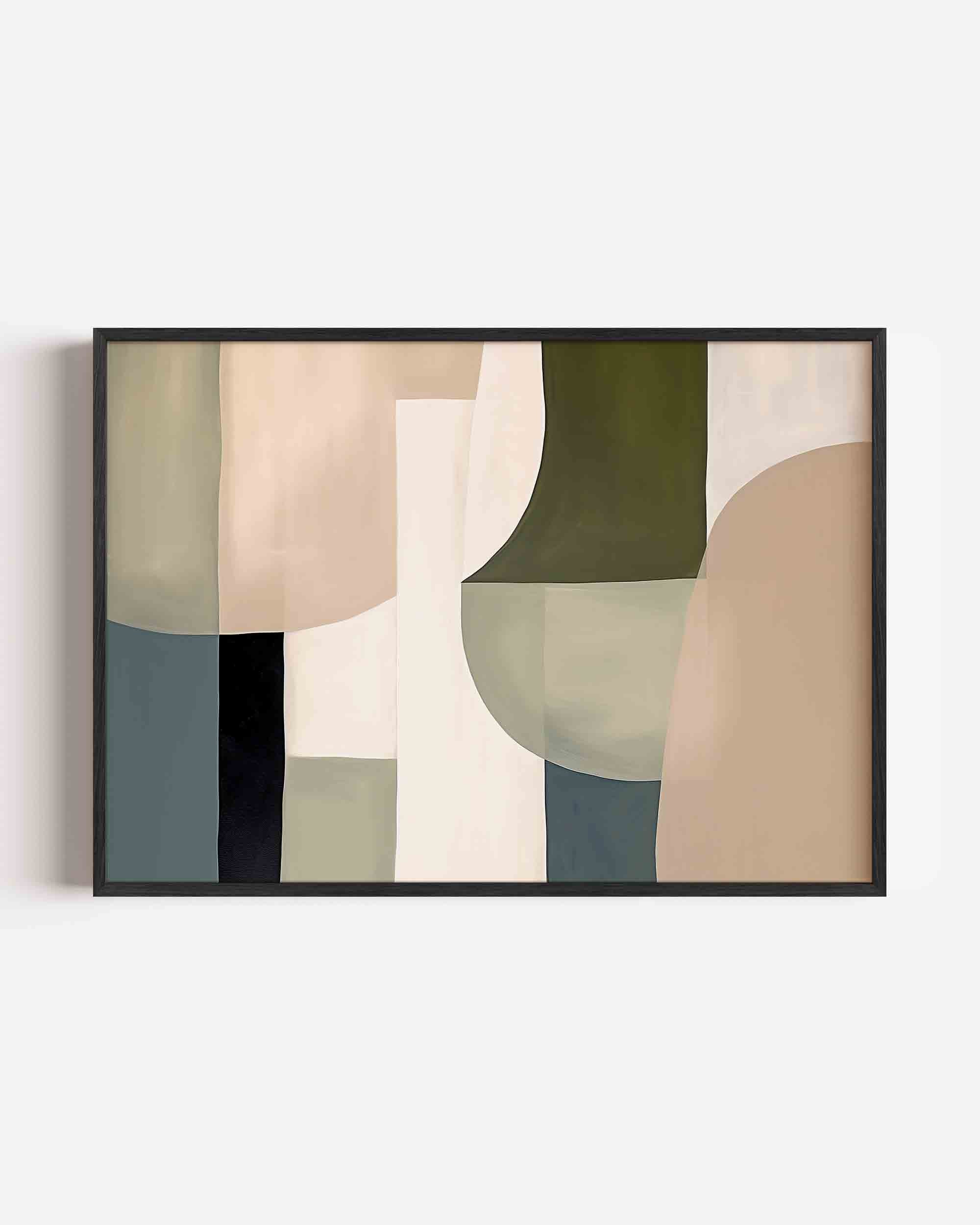 Abstracte vormen Poster