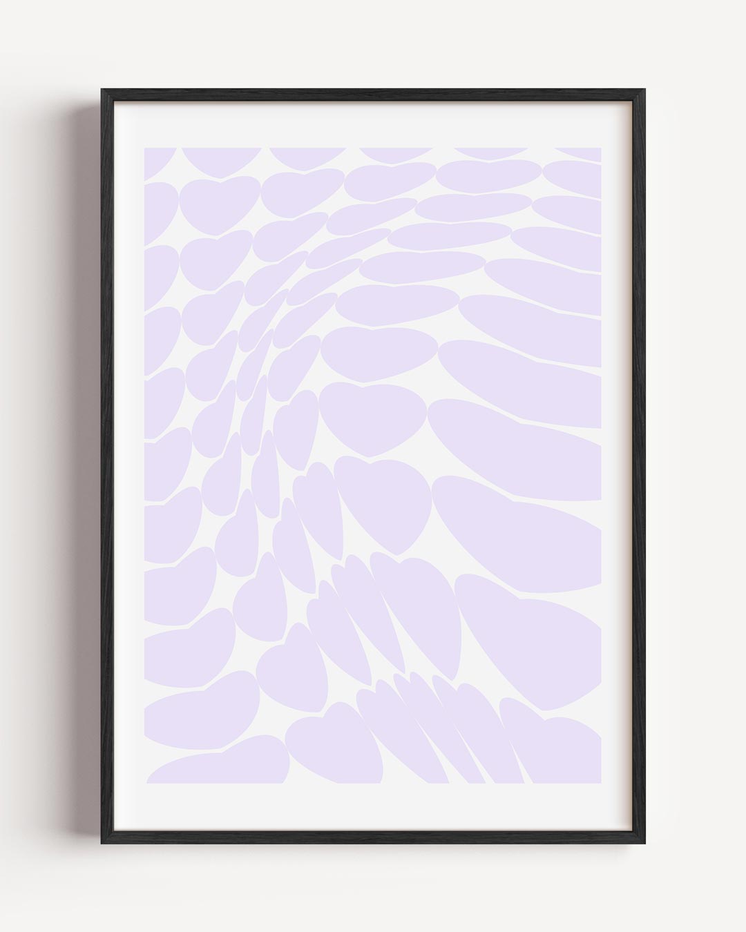 Sierlijke Hartjes Poster-WallArtistic