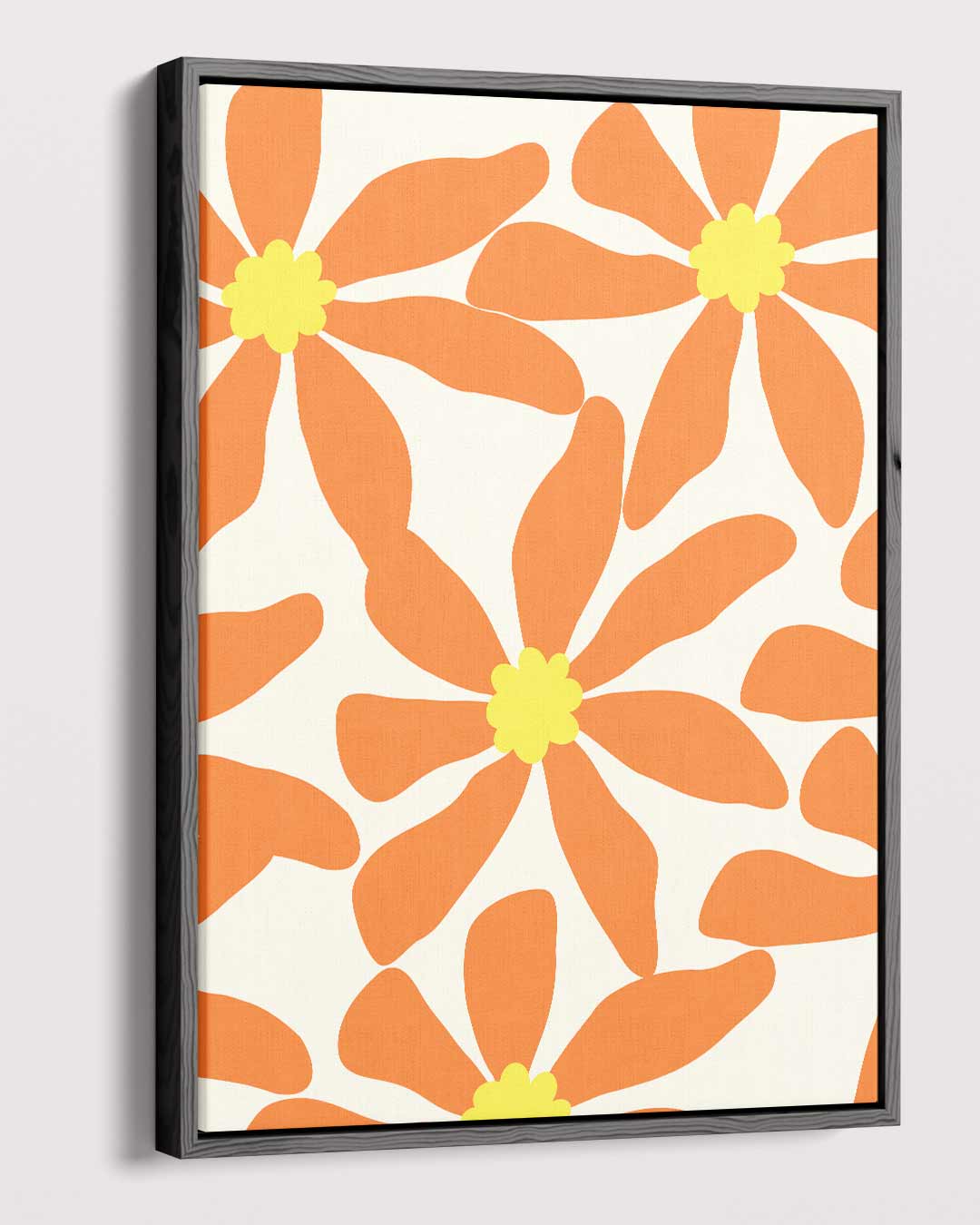 Bloemenpracht in Oranje Kunstwerk-canvas-dibond-plexiglas-wanddecoratie-WallArtistic