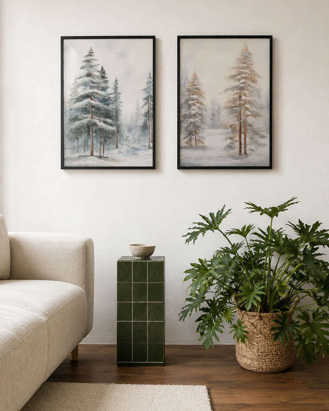 Winterse bosrust Posterset