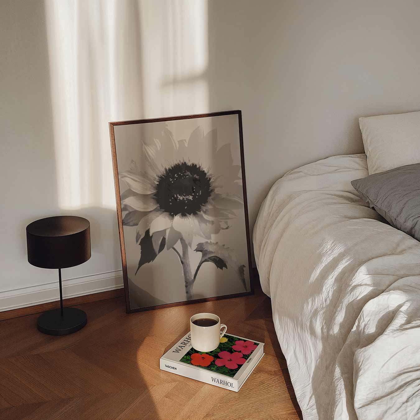 Zonnebloem Elegantie Poster-WallArtistic