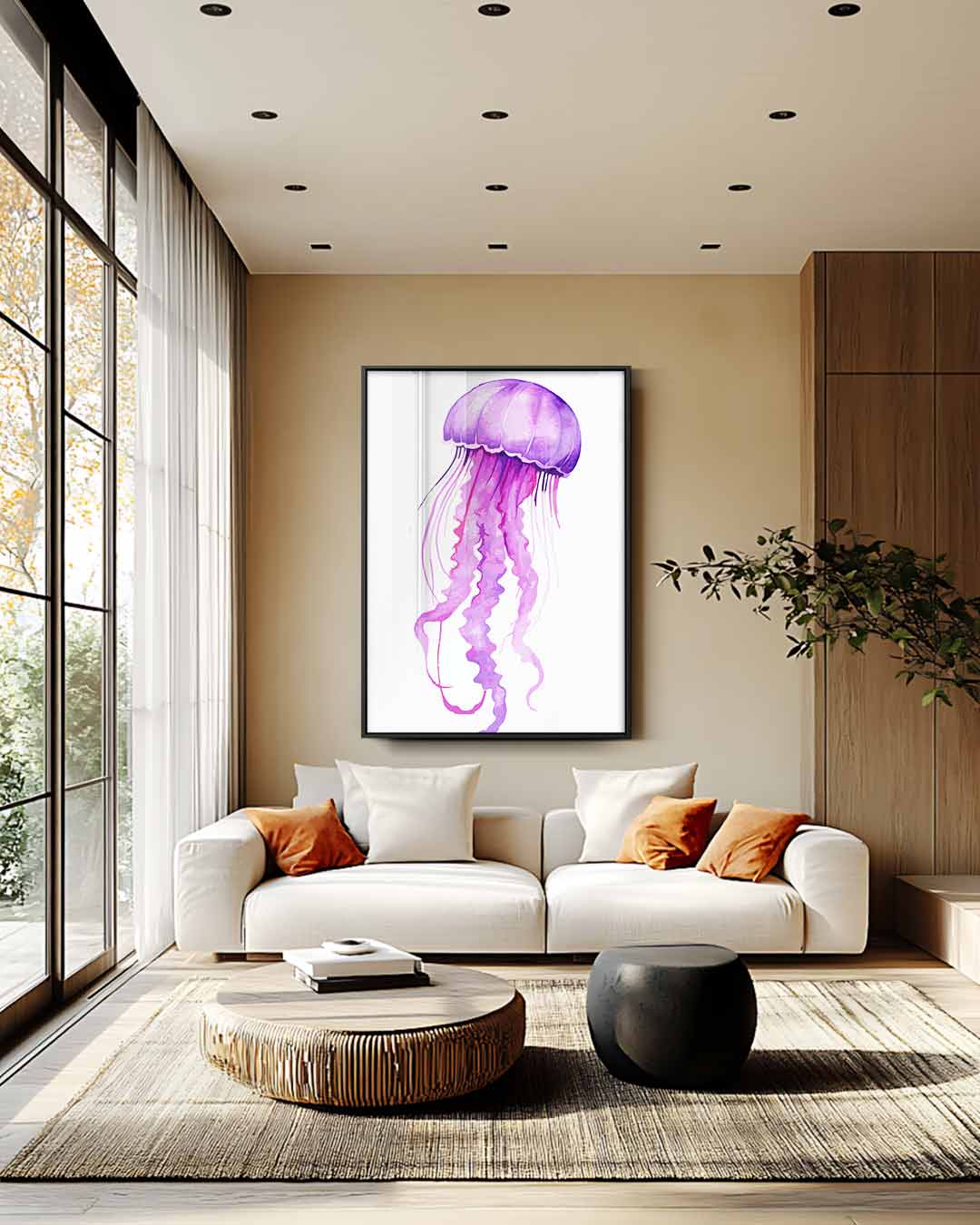 Magische Medusa Kunstwerk-canvas-dibond-plexiglas-wanddecoratie-WallArtistic