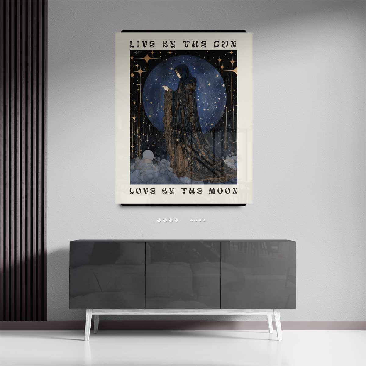 Magische Maanwandelaar Kunstwerk-canvas-dibond-plexiglas-wanddecoratie-WallArtistic
