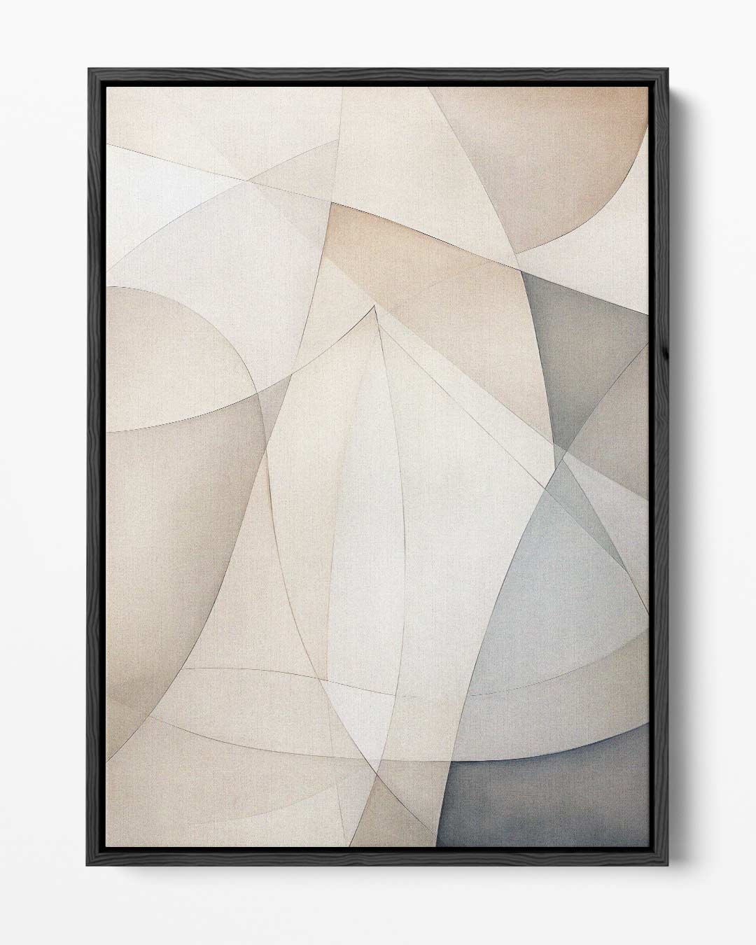 Subtiele Abstractie in Neutrale Tinten Kunstwerk-canvas-dibond-plexiglas-wanddecoratie-WallArtistic