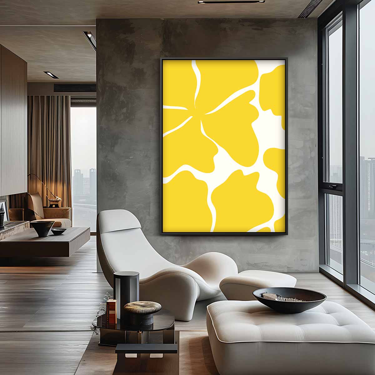 Zonnige Bloemenpracht Kunstwerk-canvas-dibond-plexiglas-wanddecoratie-WallArtistic