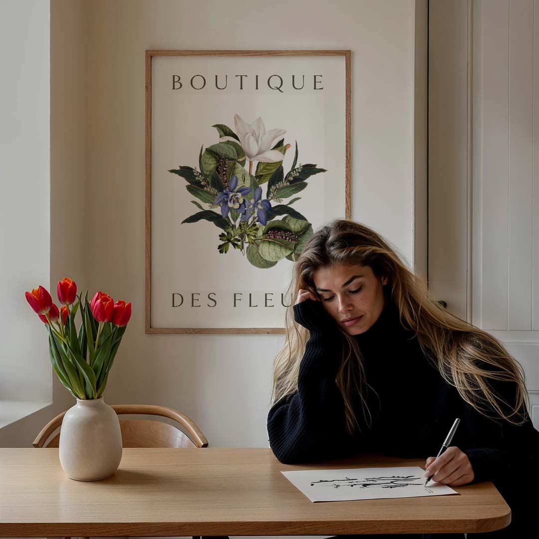 Stijlvolle Bloemenposter-WallArtistic