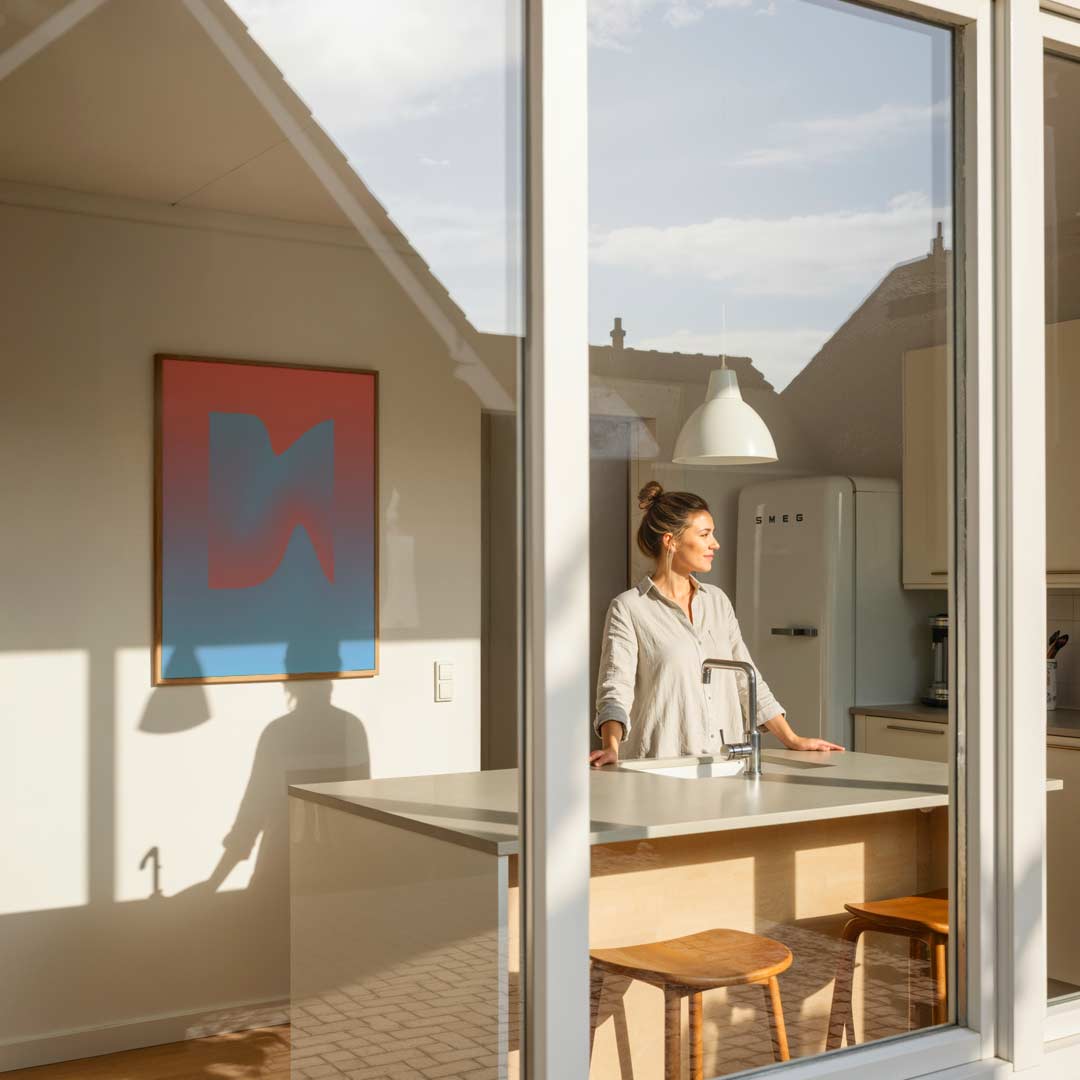 Dromerige Vormen Poster-WallArtistic