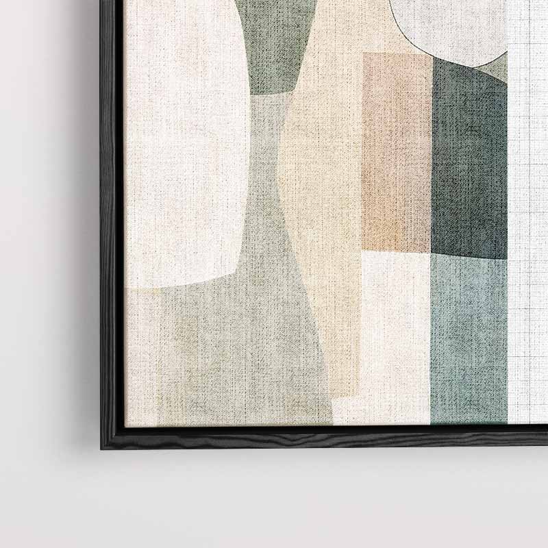 Moderne Abstracte Compositie Kunstwerk-canvas-dibond-plexiglas-wanddecoratie-WallArtistic