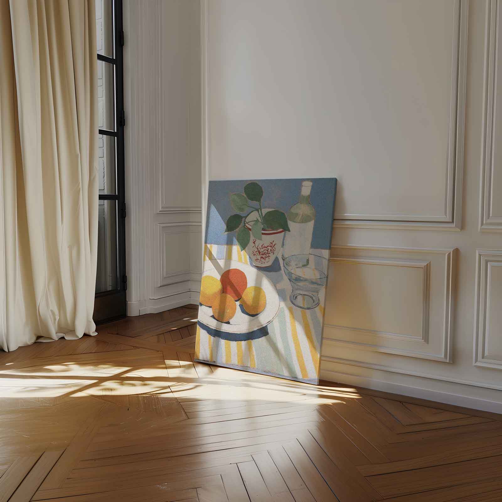 Verfrissende Zomertafel Kunstwerk-canvas-dibond-plexiglas-wanddecoratie-WallArtistic