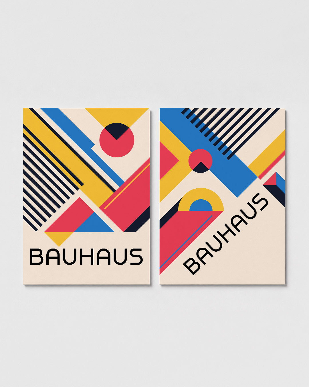 Kleurrijke vormen Posterset
