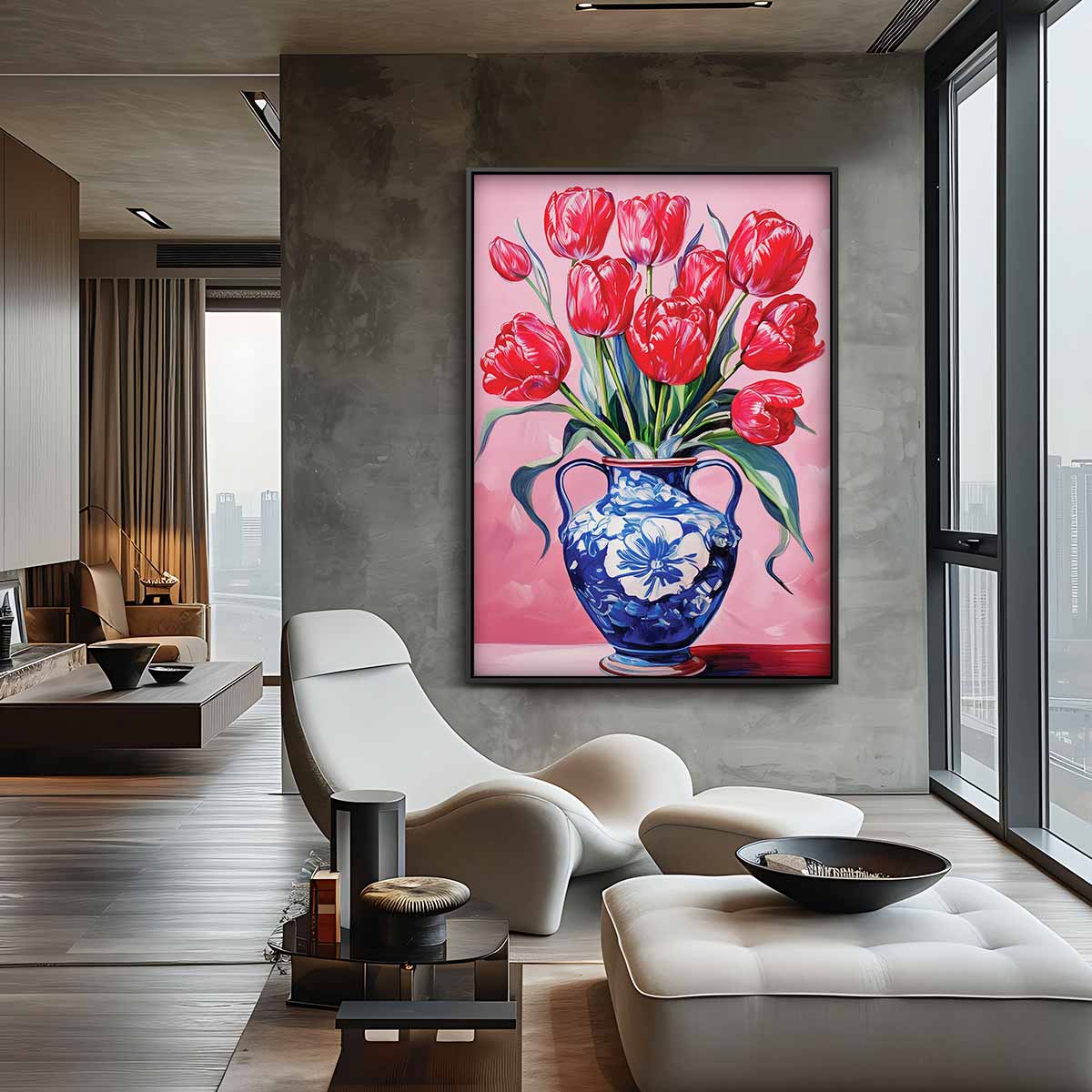 Abstract kunstwerk Kunstwerk-canvas-dibond-plexiglas-wanddecoratie-WallArtistic