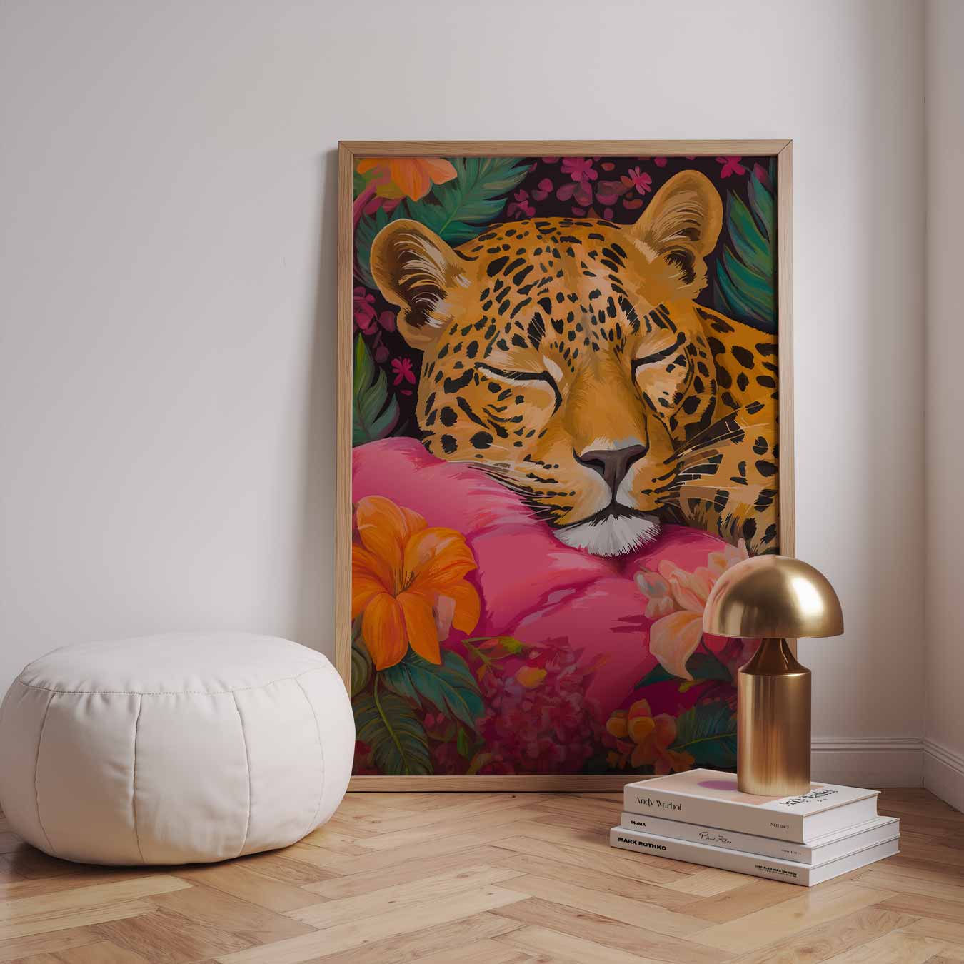 Tropische Luipaard Poster