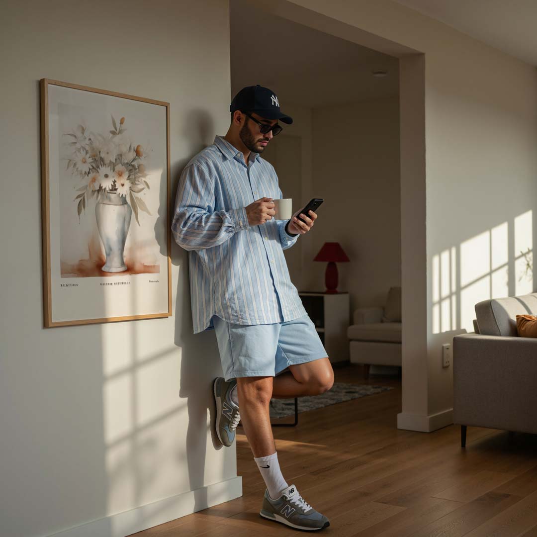 Elegante Bloemenvaas Poster-WallArtistic