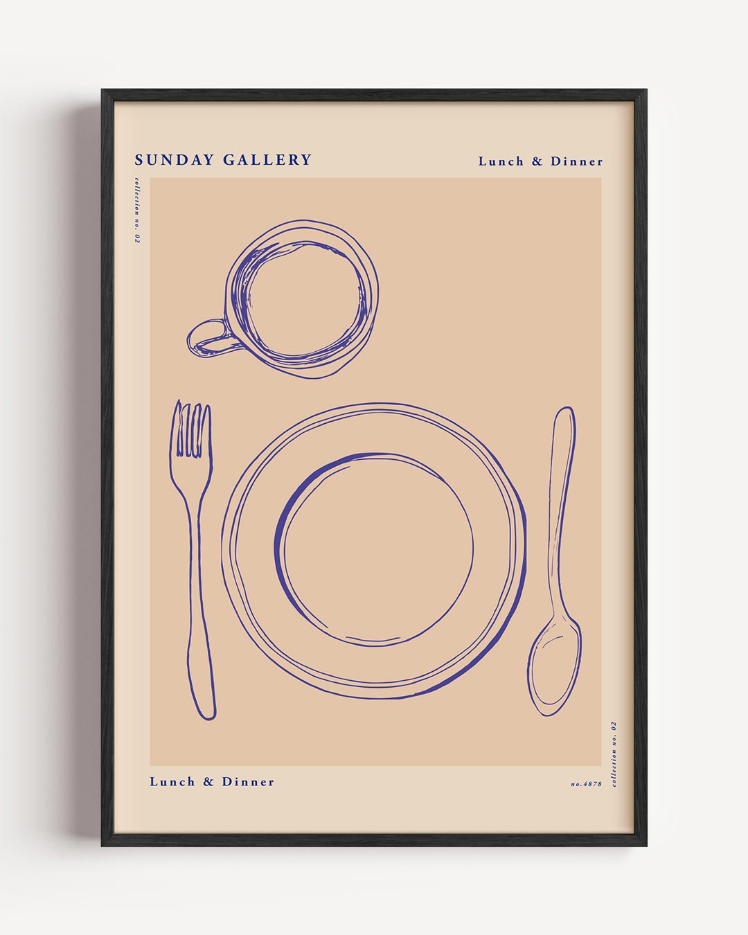 Stijlvolle Eethoek Poster-WallArtistic