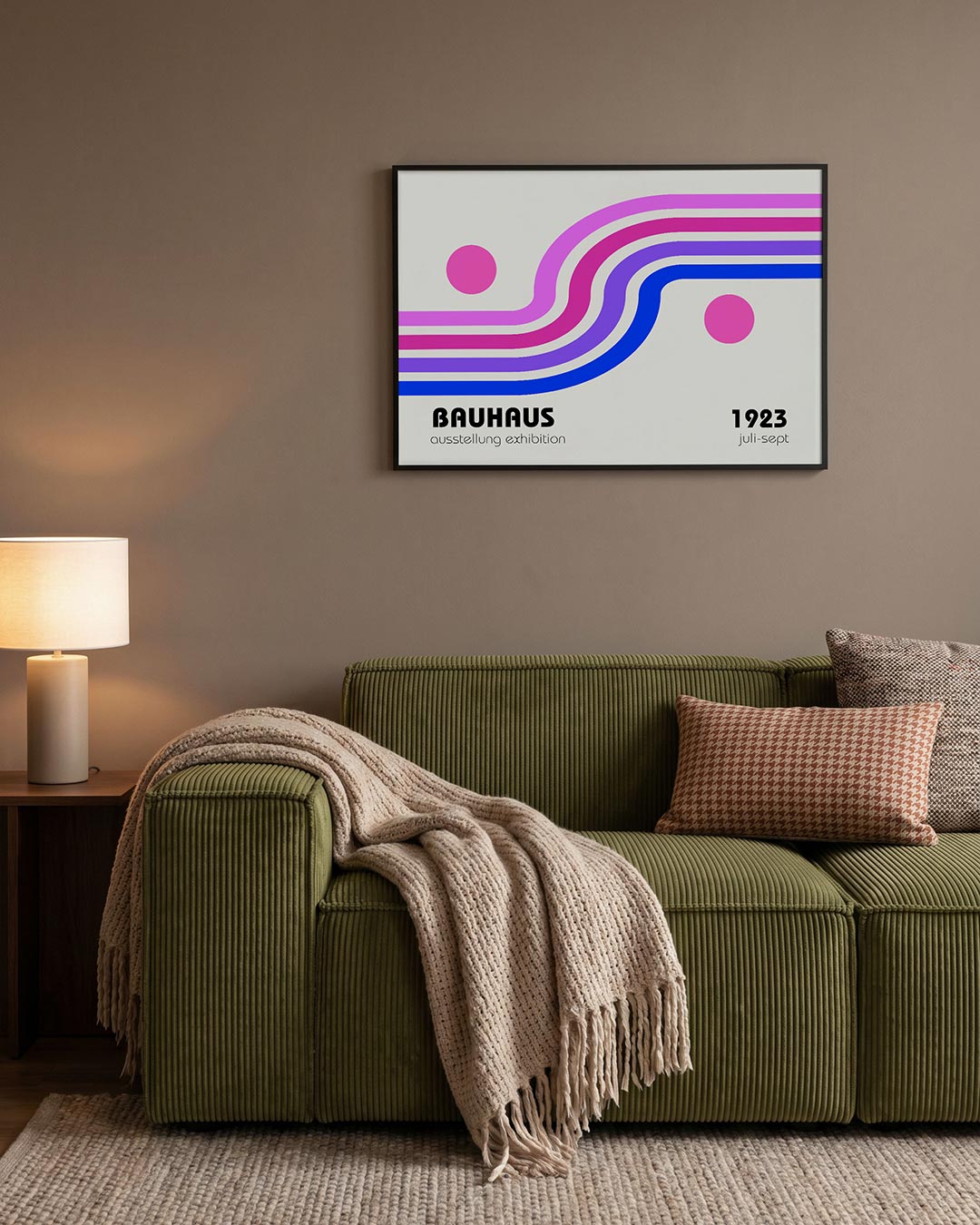 Kleurrijke lijnen Poster