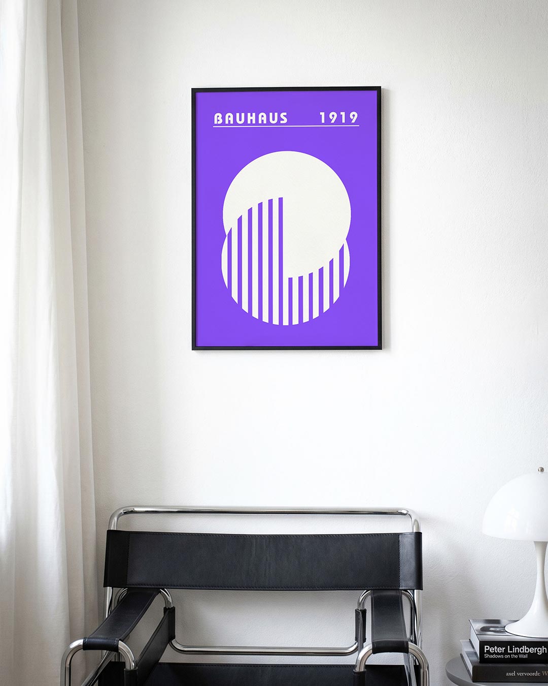 Cirkel en lijnen Poster