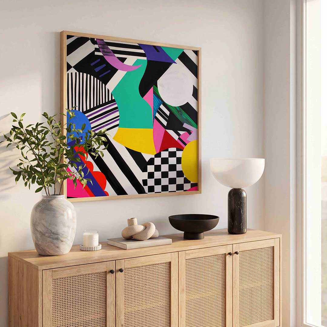 Grafische vormen Poster