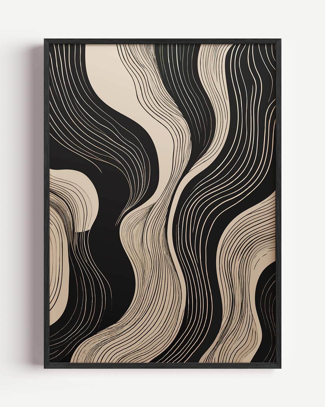 Elegante Lijnen Kunstposter-WallArtistic