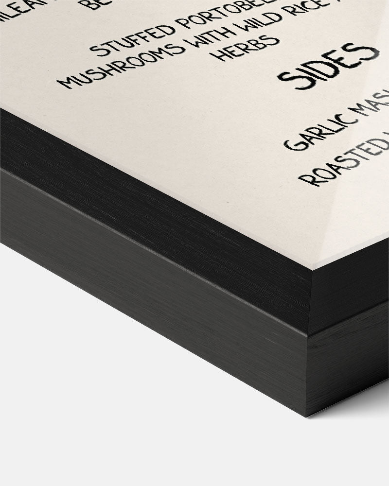 Sunday Brunch Menu Poster-WallArtistic