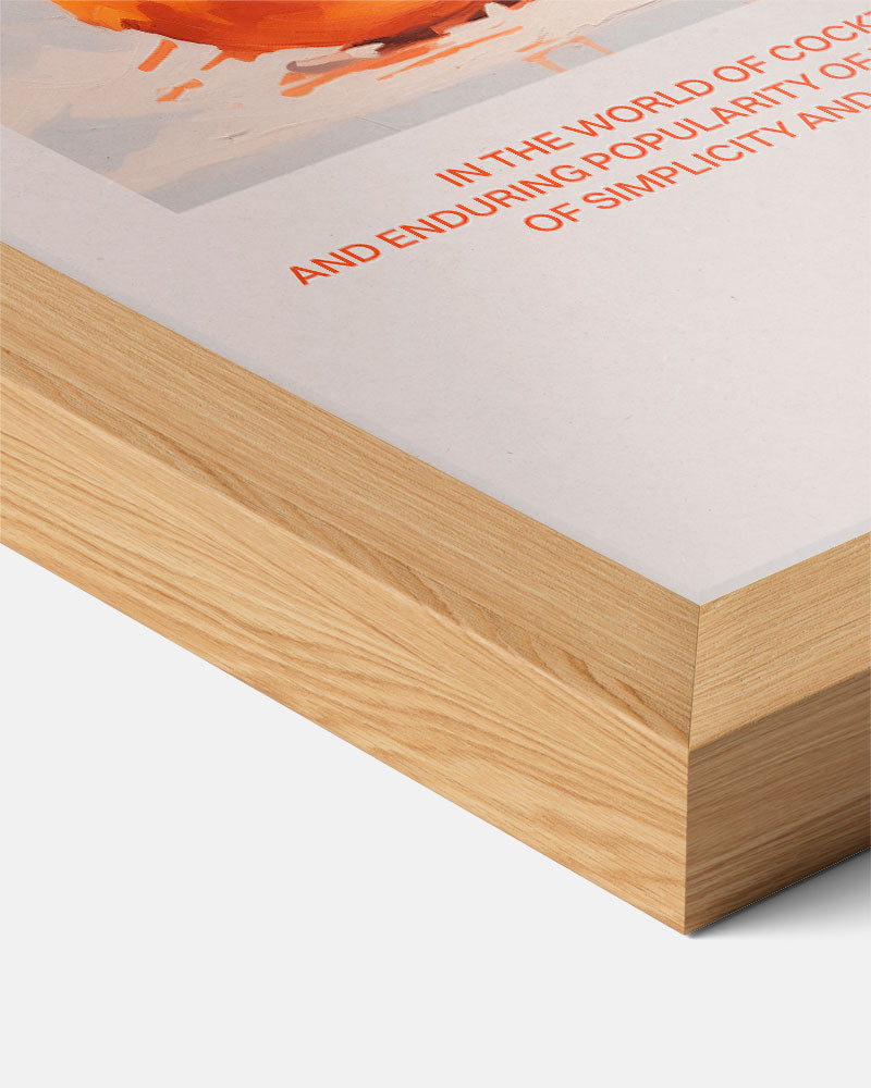 Negroni Cocktail Kunstposter-WallArtistic