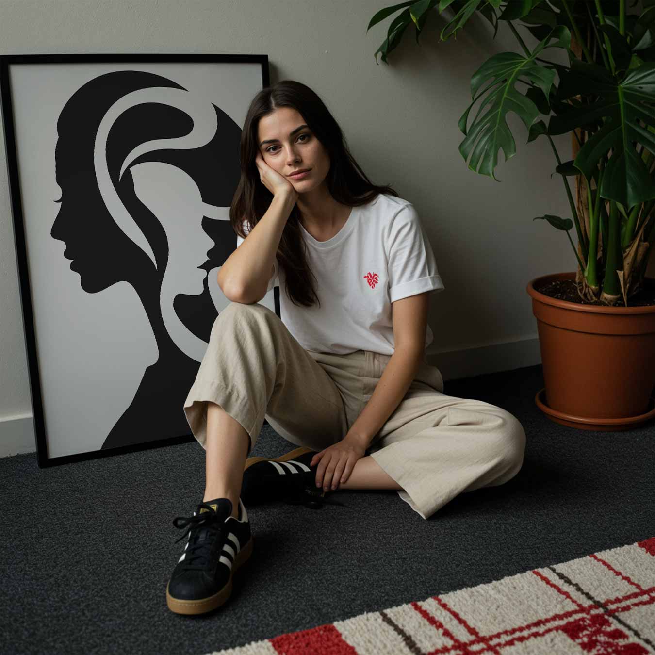 Vrouwelijke Silhouetten Kunstposter