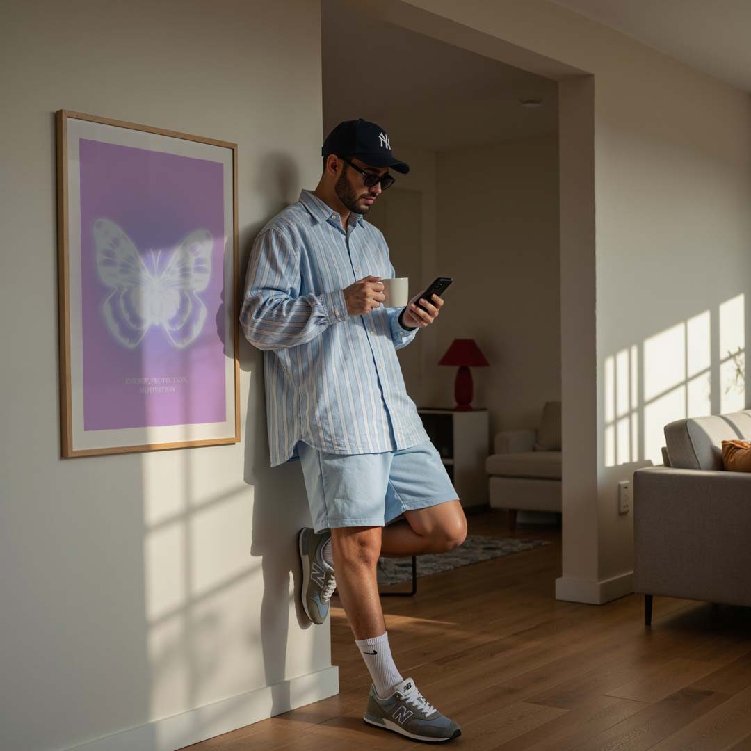 Dromerige Vlinder Inspiratieposter-WallArtistic