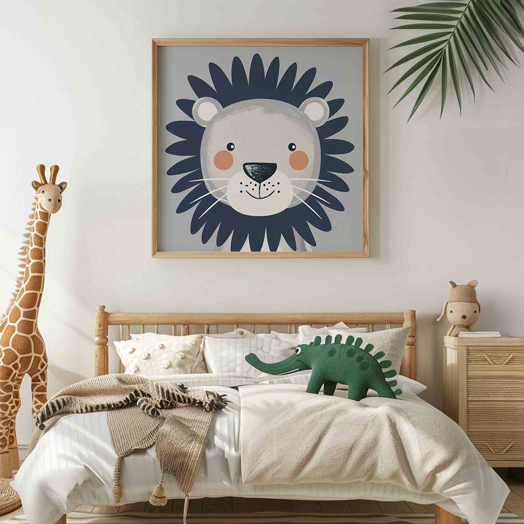 Leeuw met manen Poster