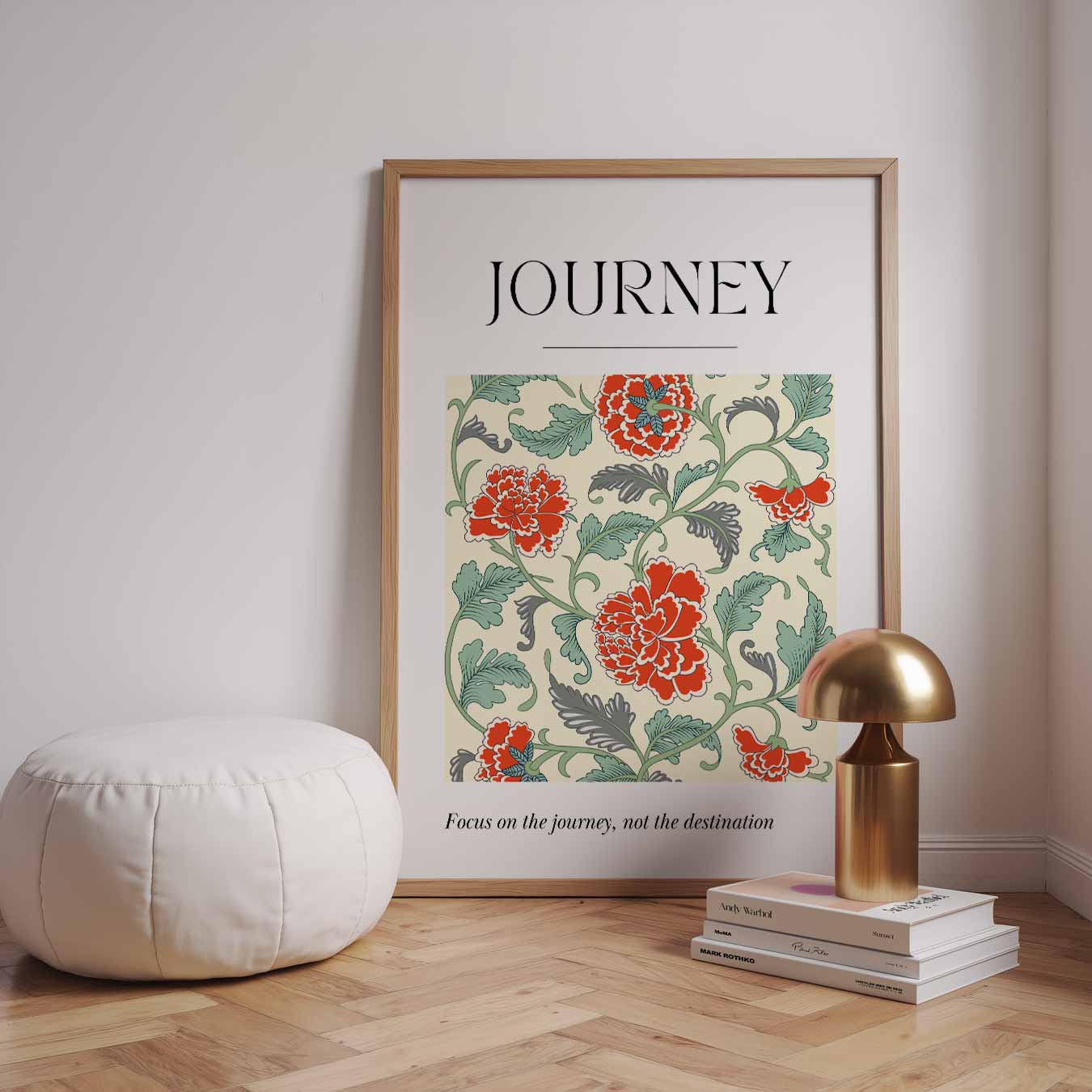 Journey Bloemenposter-WallArtistic