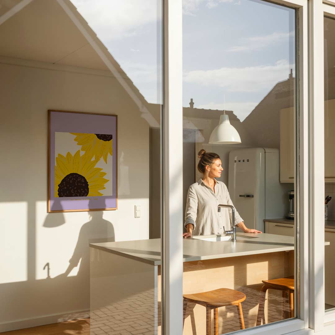 Zonnebloem Kunstposter-WallArtistic