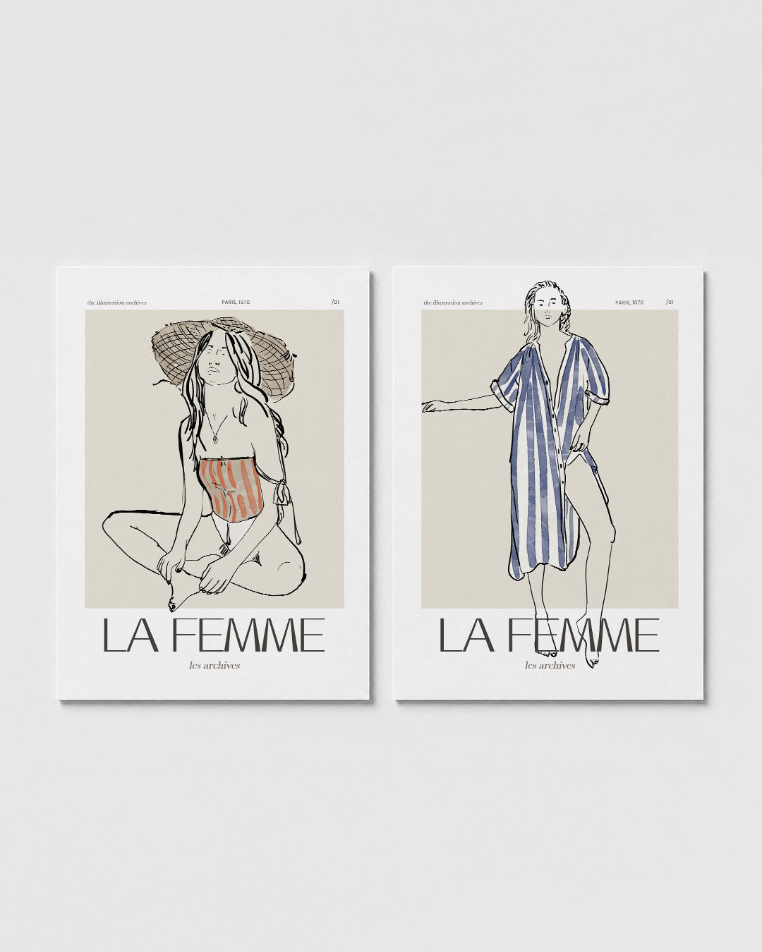 Lijn en kleur Posterset