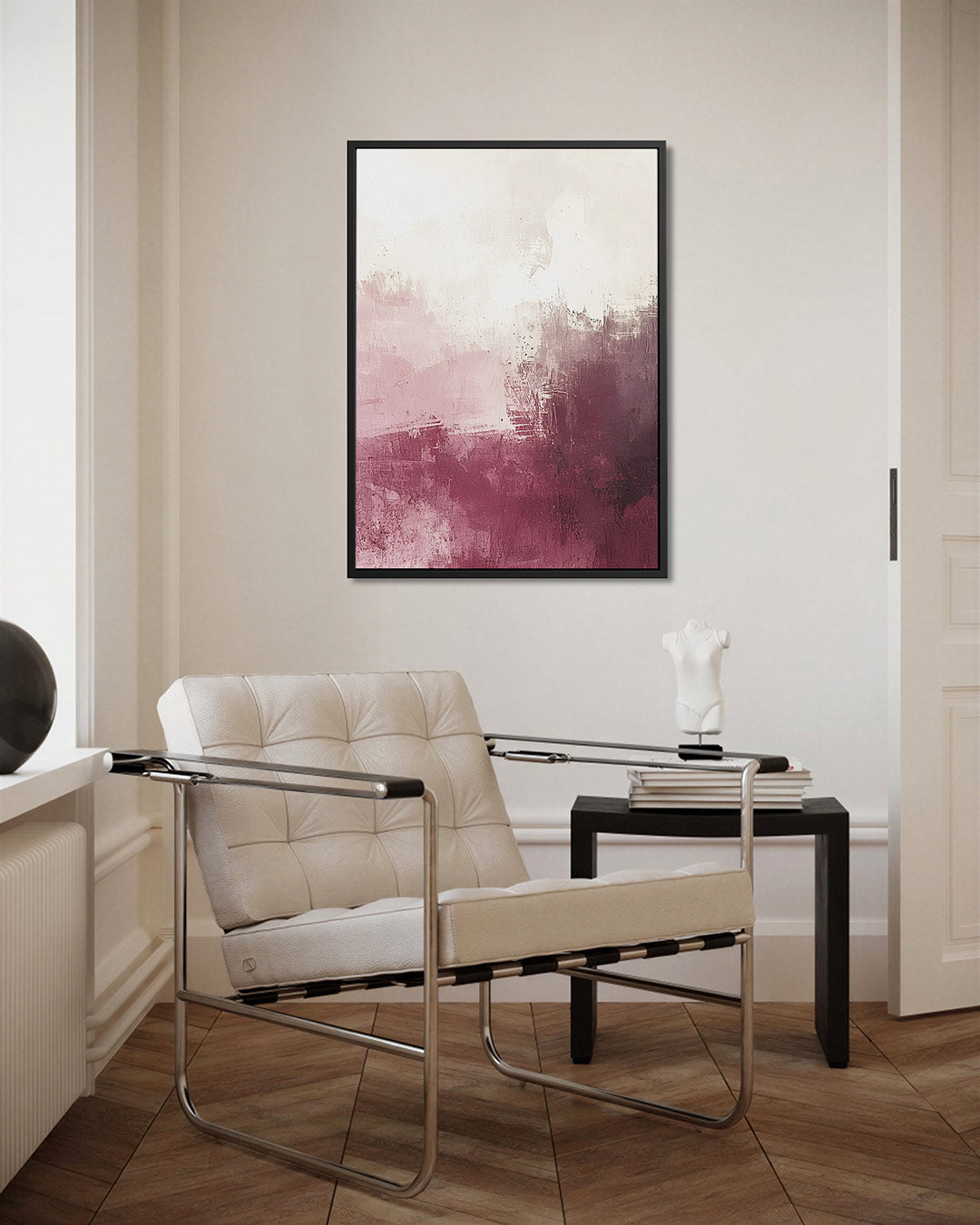Gelaagde kleurencompositie Kunstwerk
